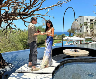 Hollywood Couple Dons Goggles to Rescue Brand New Engagement Ring