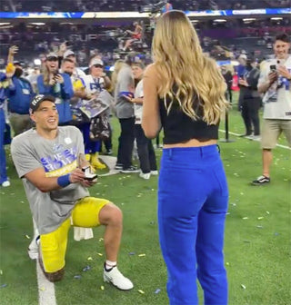 On-Field Proposal: Two Rings in One Night for LA Rams Safety Taylor Rapp