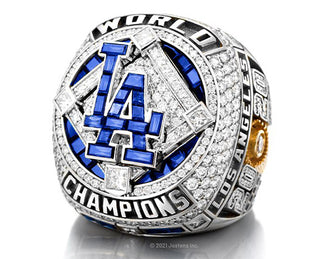 LA Dodgers’ 2020 World Series Ring Radiates With 232 Diamonds and 53 Sapphires