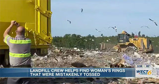 Landfill Workers Go Above and Beyond to Rescue NC Woman’s Bridal Jewelry