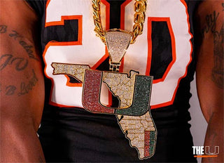 4,000 Sapphires Sparkle in 2020 Edition of Miami Hurricanes’ ‘Turnover Chain’