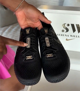 400 Diamonds Adorn Serena Williams’ Nike Shoes in US Open Swan Song