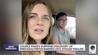Symbol of Hope: Utah Couple Finds ‘Miracle Ring’ Amidst Ashes of Stolen Trailer