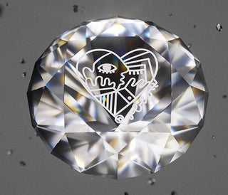 Diamonds Serve as Canvas for Dutch Artist’s Laser-Inscribed ‘Dream Script’ Designs