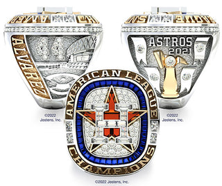 Orange and Blue Sapphires, White Diamonds Tell Story of Astros’ AL Championship
