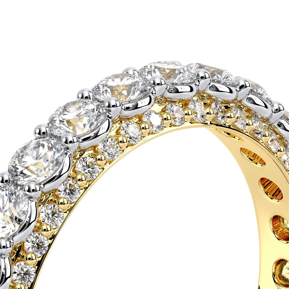 Couture 0489W25 14K Two Tone White Gold Yellow Gold
