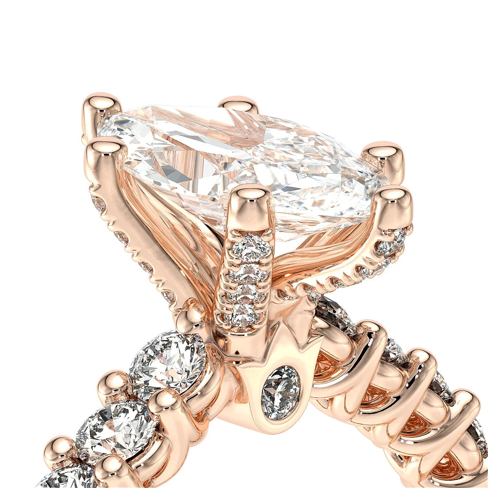 Lumino 801Mqd4 25 14K Rose Gold Marquise