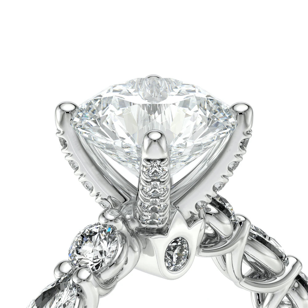 Lumino 806Rd4 5X25 18K White Gold Round