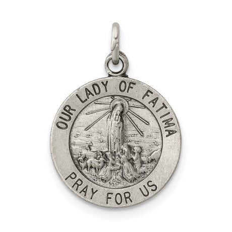 Sterling Silver Our Lady of Fatima Medal