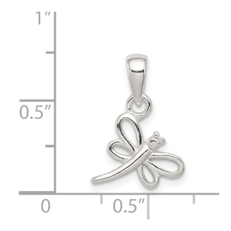 Sterling Silver Dragonfly Pendant