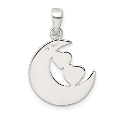 Sterling Silver & Rose Tone Enamel ALWAYS SISTER..FRIEND Pendant