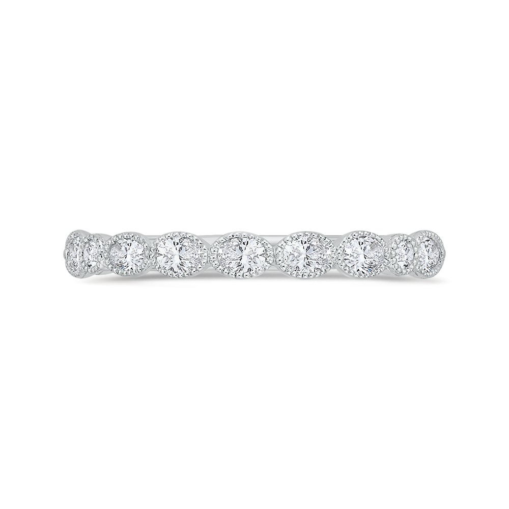 Diamond Wedding Band in 14K White Gold
