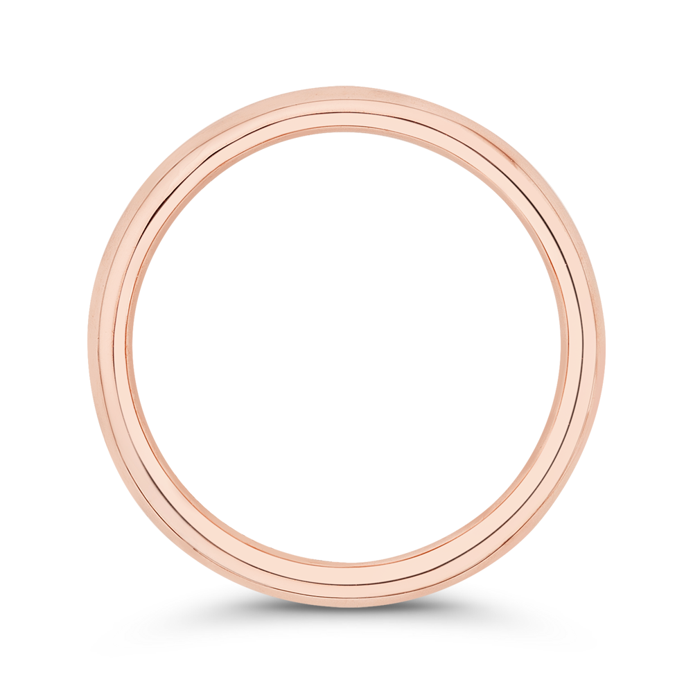 Plain Wedding Band in 14K Rose Gold