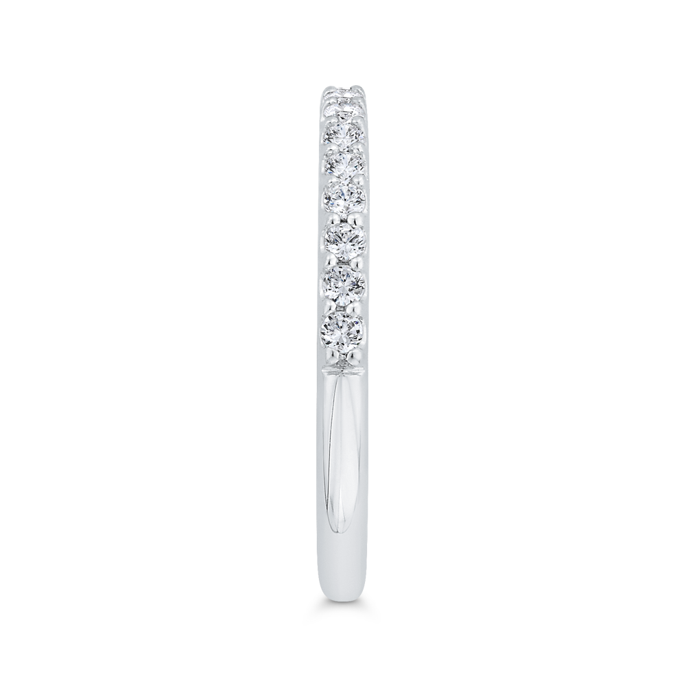 Diamond Wedding Band in 14K White Gold