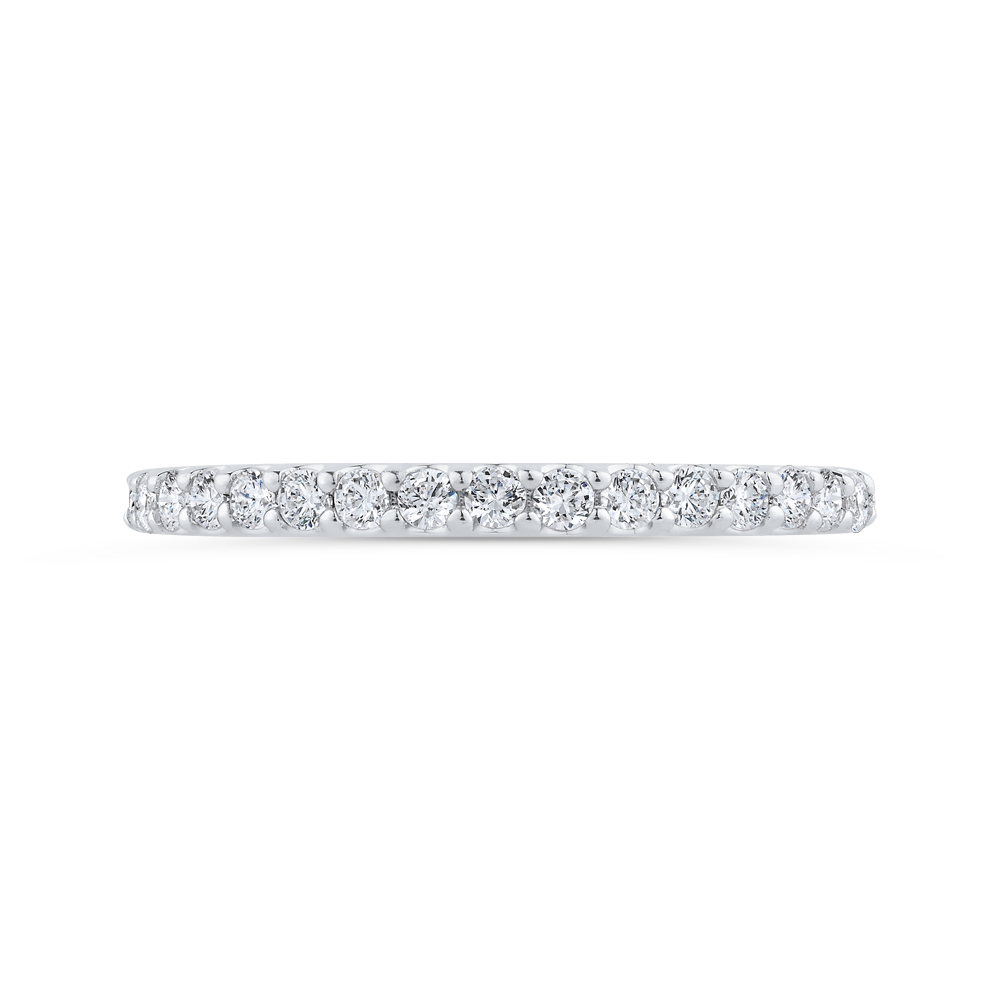 Diamond Wedding Band in 14K White Gold