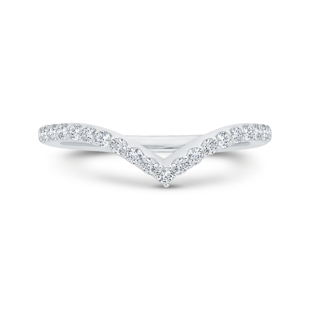 Diamond Wedding Band in 14K White Gold