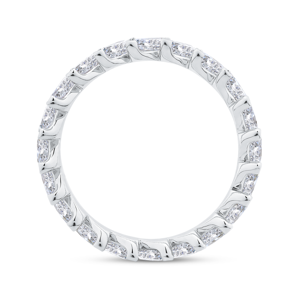 14K White Gold with Marquise Diamond Eternity Ring