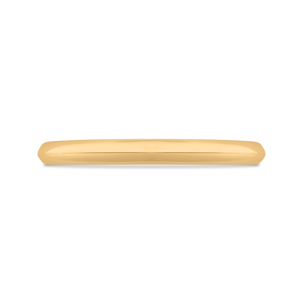 Plain Wedding Band in 14K Yellow Gold