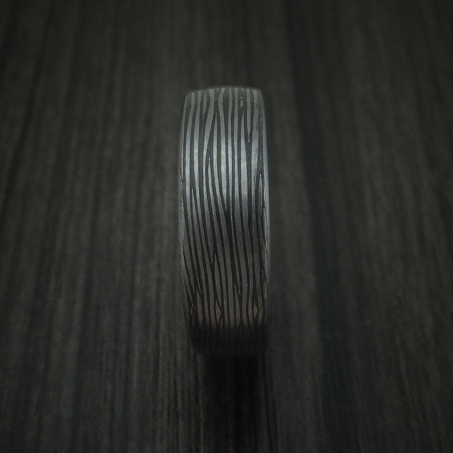 Tantalum Band with Textured Finish Custom Made Men's Ring