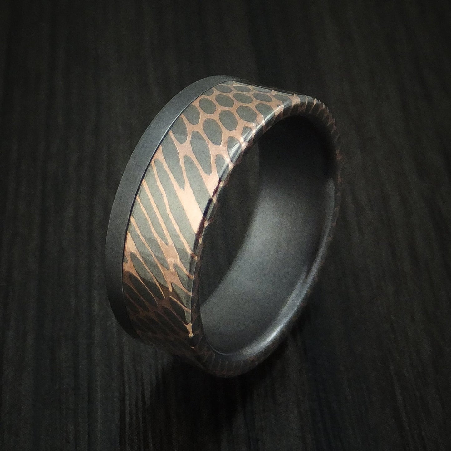 Tantalum and Superconductor Men's Ring Custom Made Band