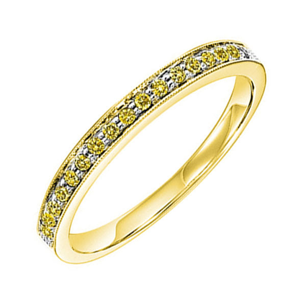 14Kt Yellow Gold Diamond 1/7Ctw Ring