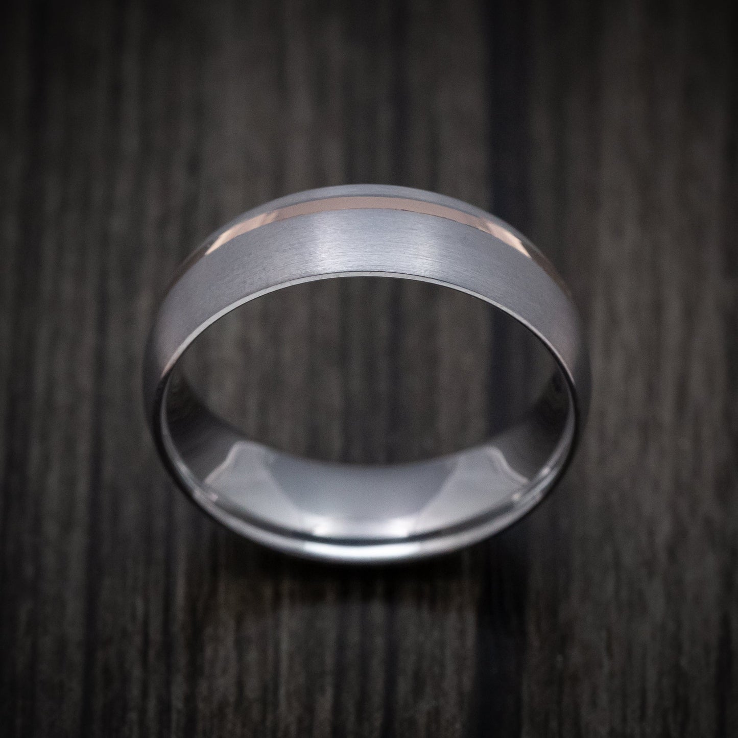 Tantalum And 14K Gold Men's Ring Custom Made