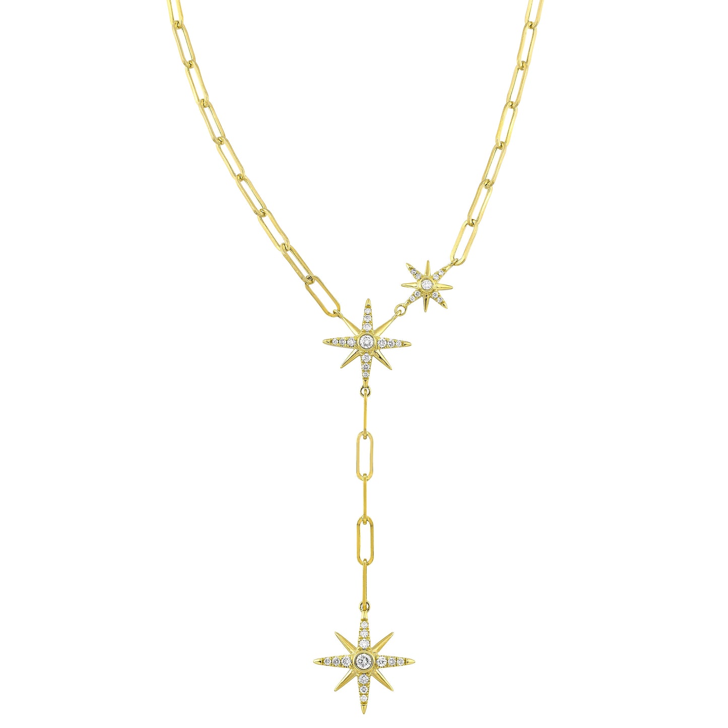 14Kt Yellow Gold Diamond 1/4Ctw Necklace