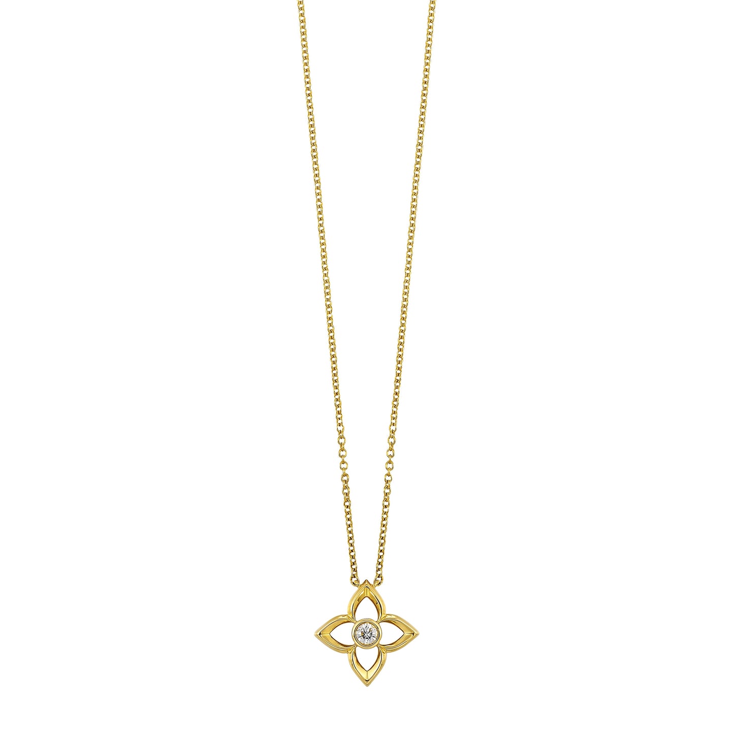 14Kt Yellow Gold Diamond 1/20Ctw Pendant