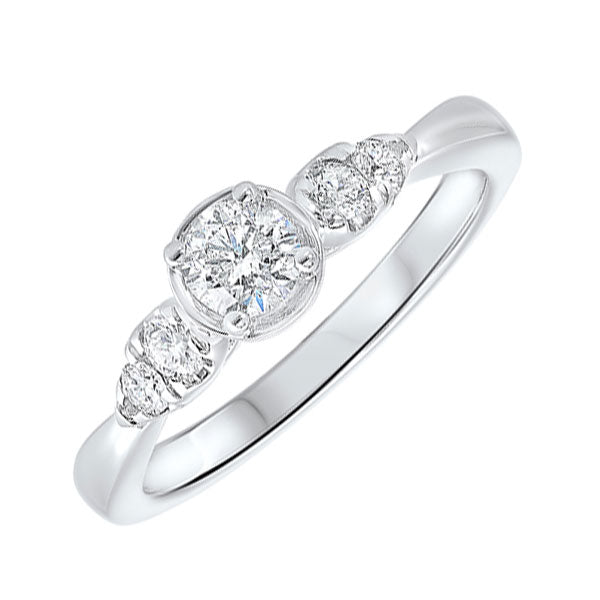 14Kt White Gold Diamond 1/2Ctw Ring