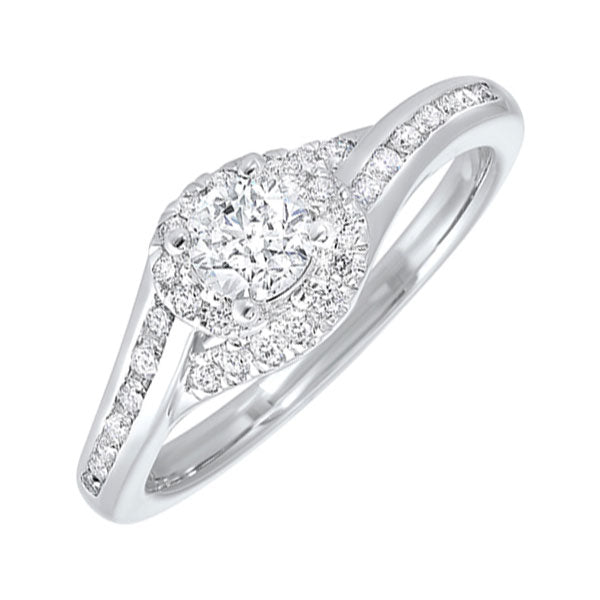 14Kt White Gold Diamond 5/8Ctw Ring