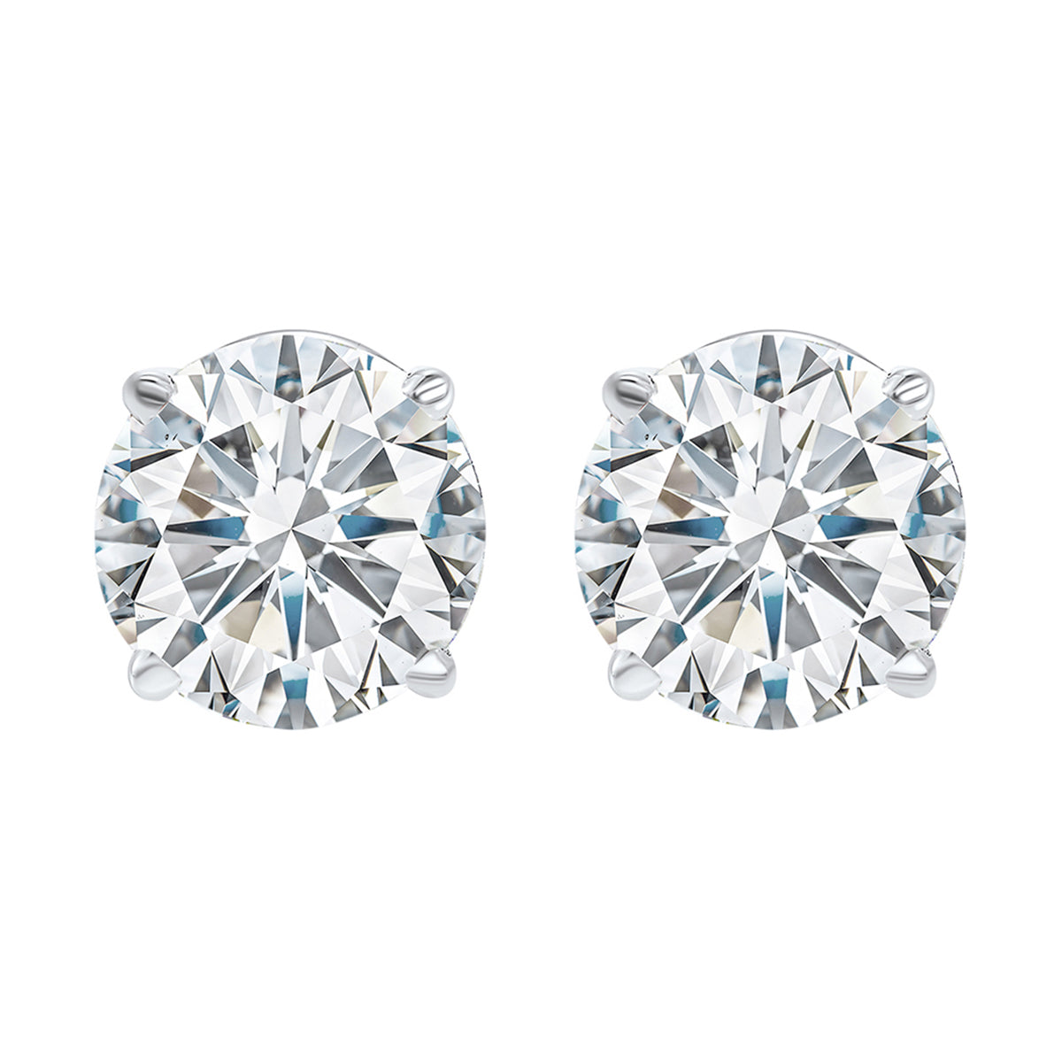 14Kt White Gold Diamond 1/3Ctw Earring