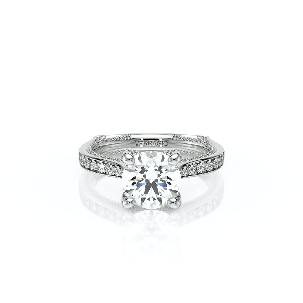 Verragio Halo Round Engagement Ring
