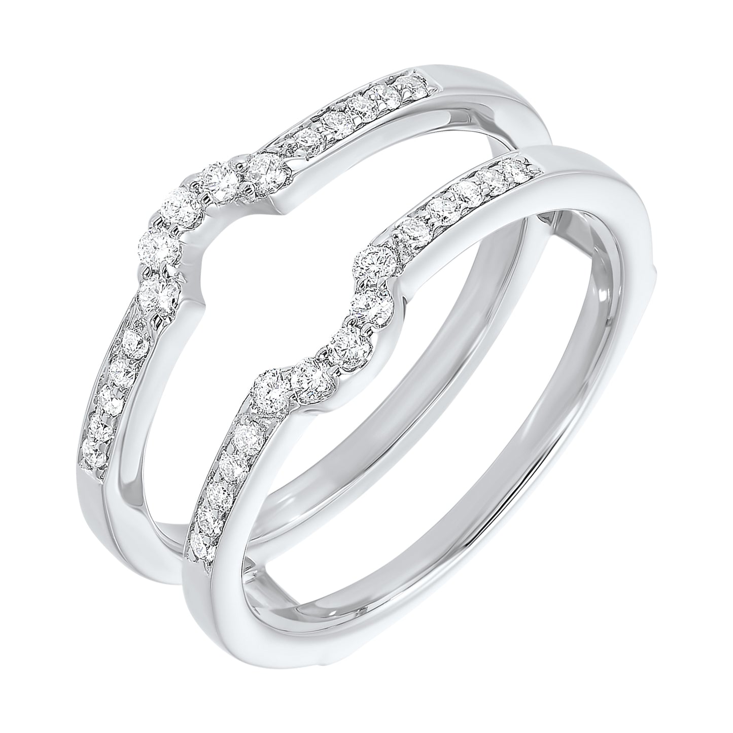 14Kt White Gold Diamond 1/4Ctw Ring