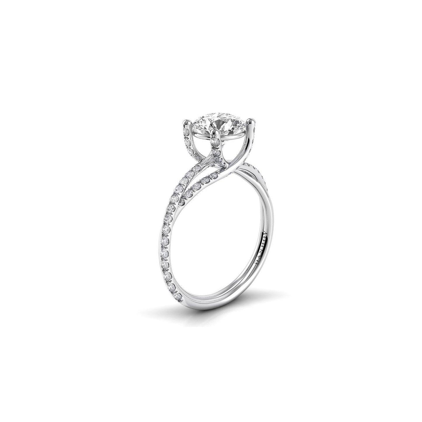 Danhov Eleganza Braided Engagement Ring