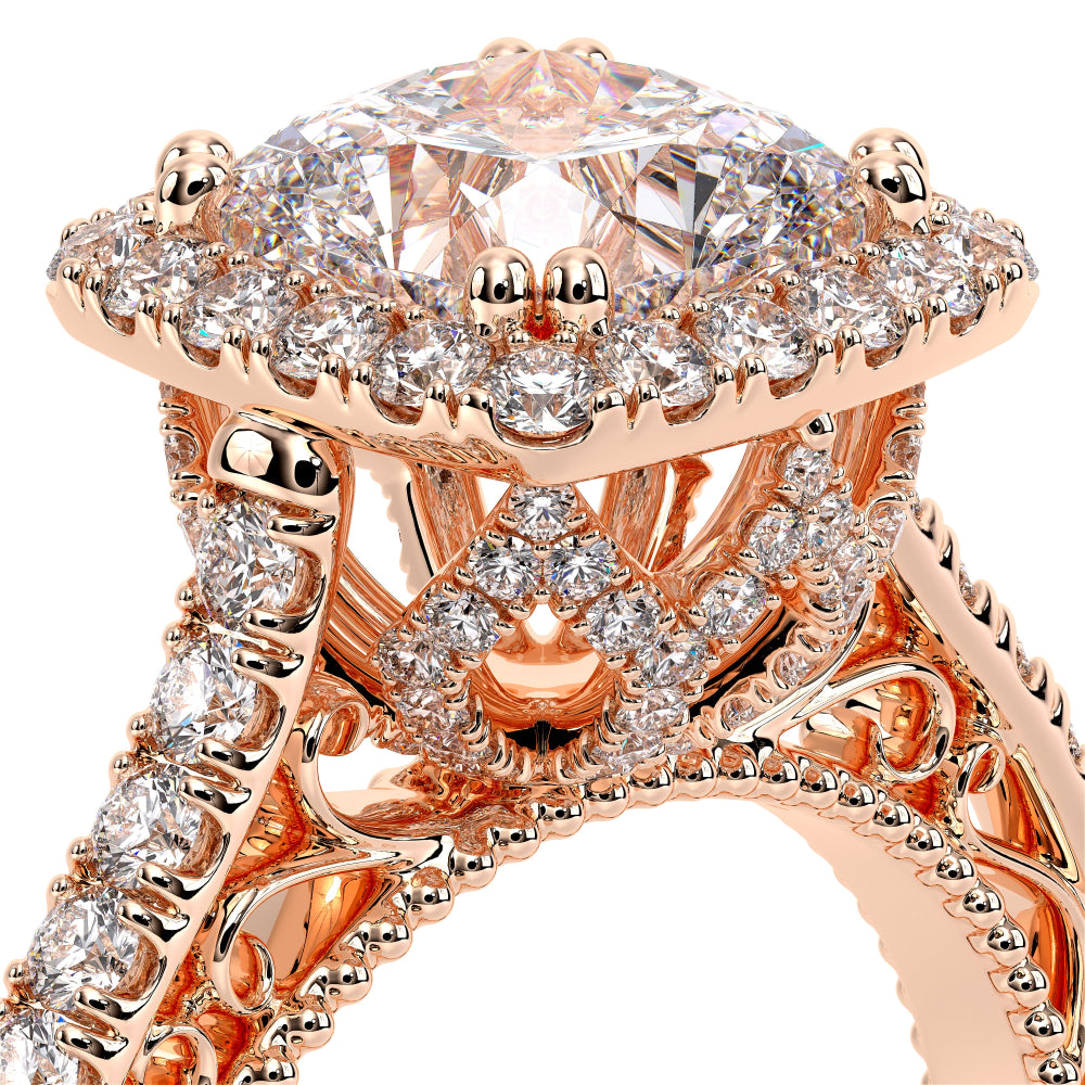 Venetian-5061cu-14k Rose Gold Cushion