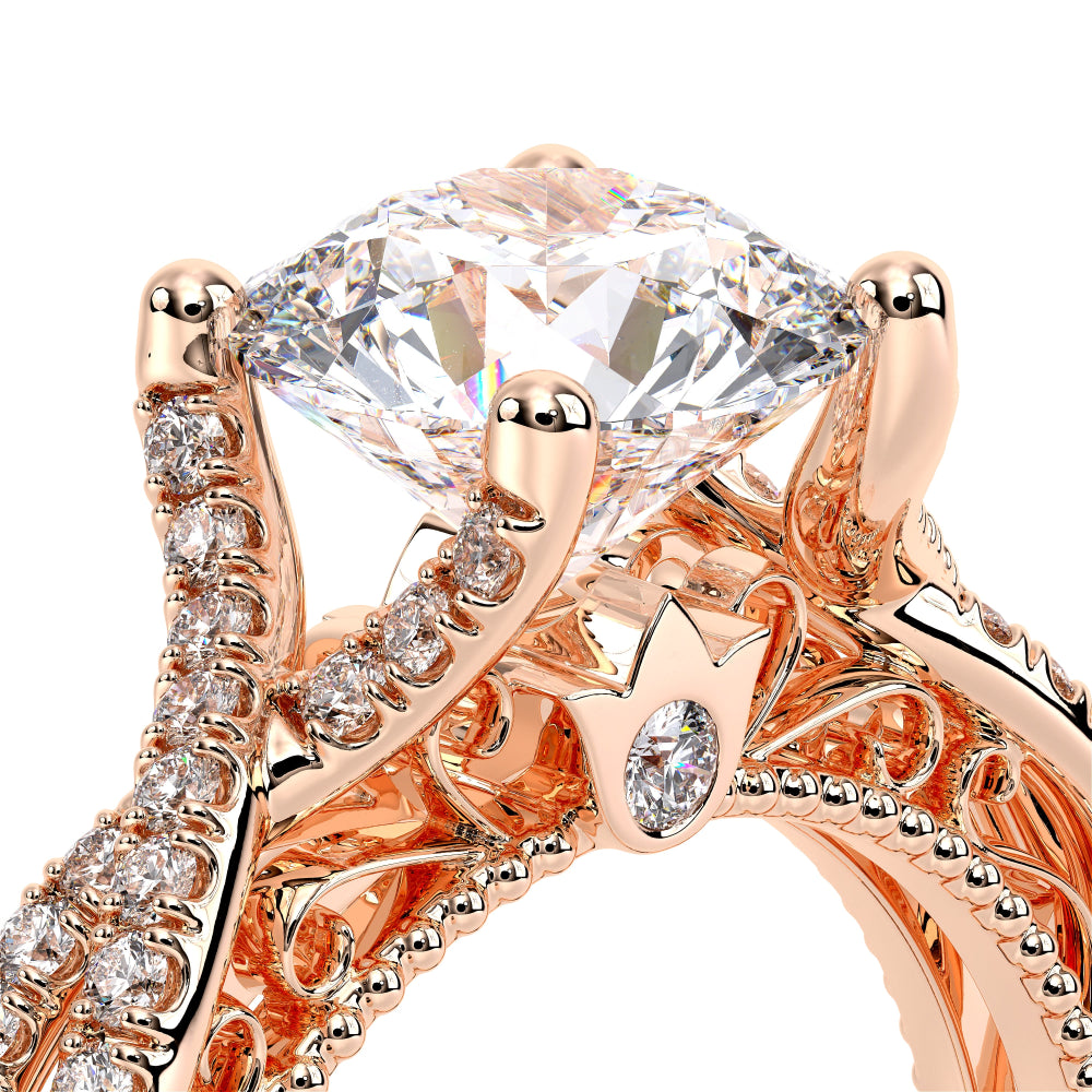 Venetian-5003r-14k Rose Gold Round
