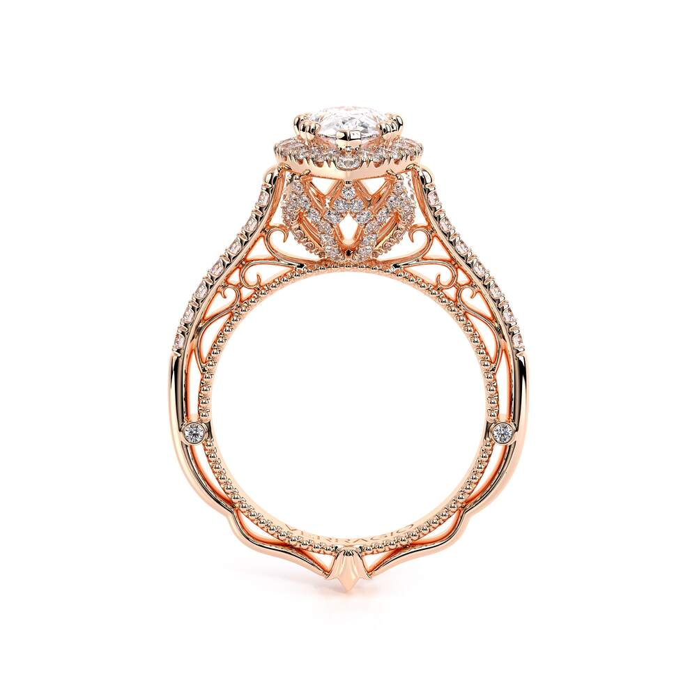 Verragio Halo Pear Engagement Ring