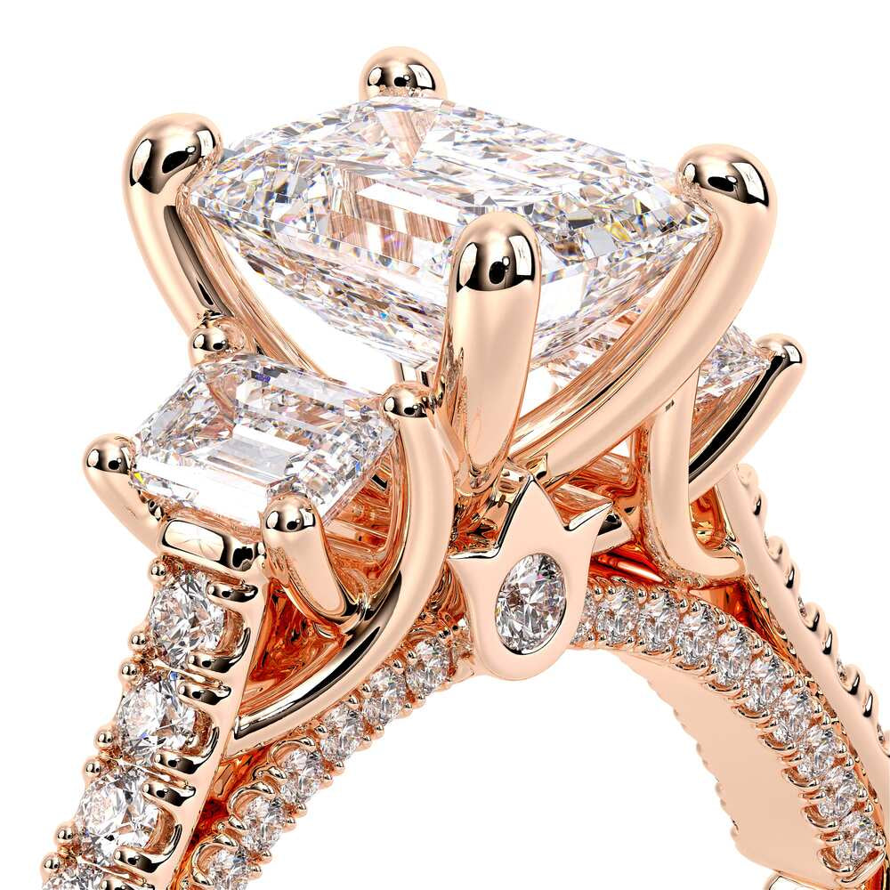 Couture-0470em-18k Rose Gold Emerald