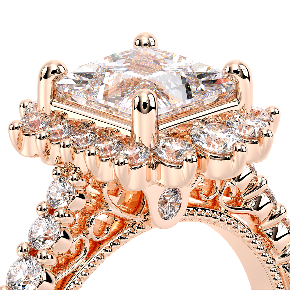 Verragio Halo Princess Engagement Ring