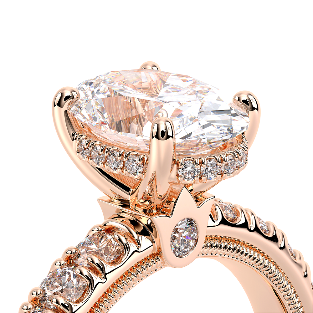 Verragio Pave Oval Engagement Ring
