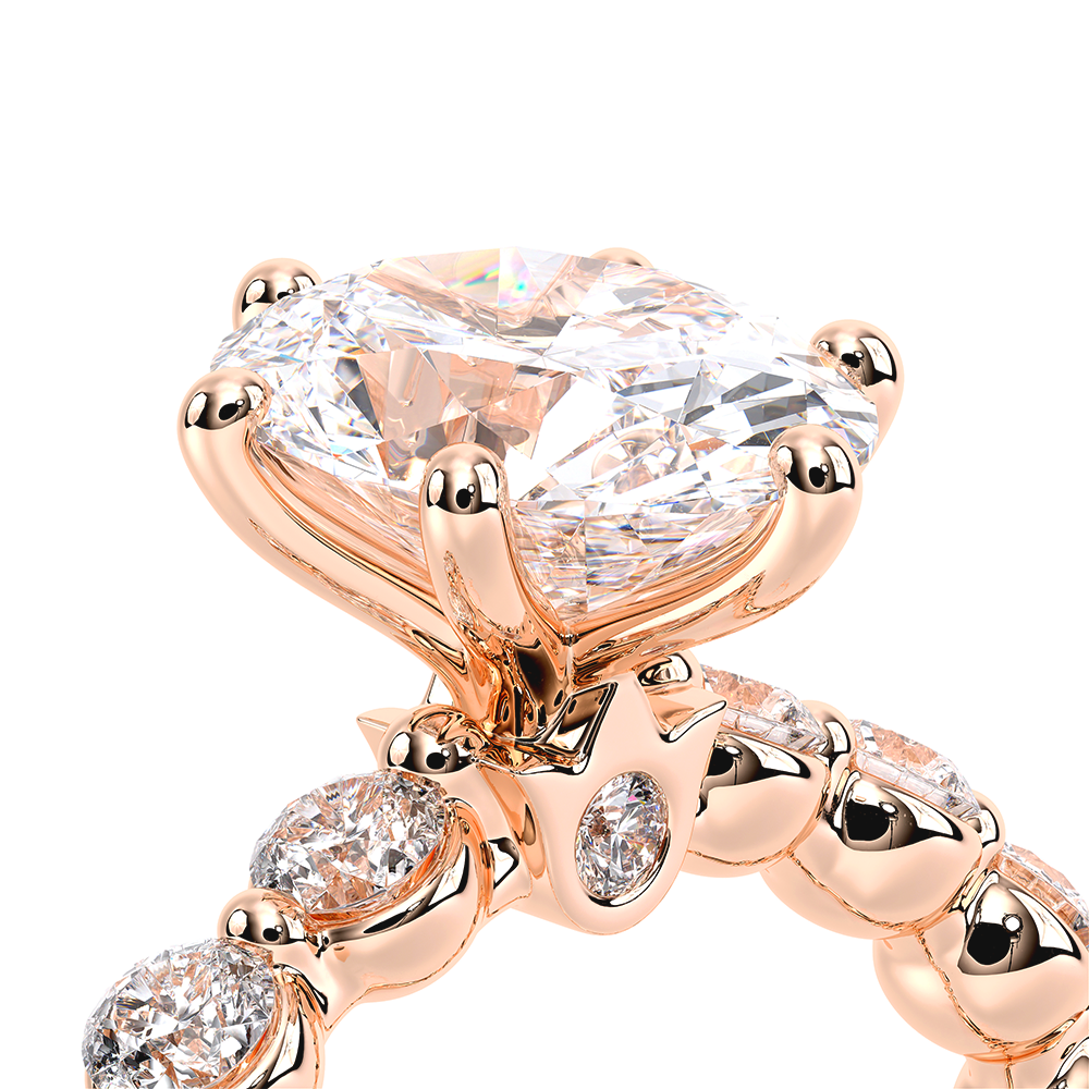 Verragio Pave Oval Engagement Ring