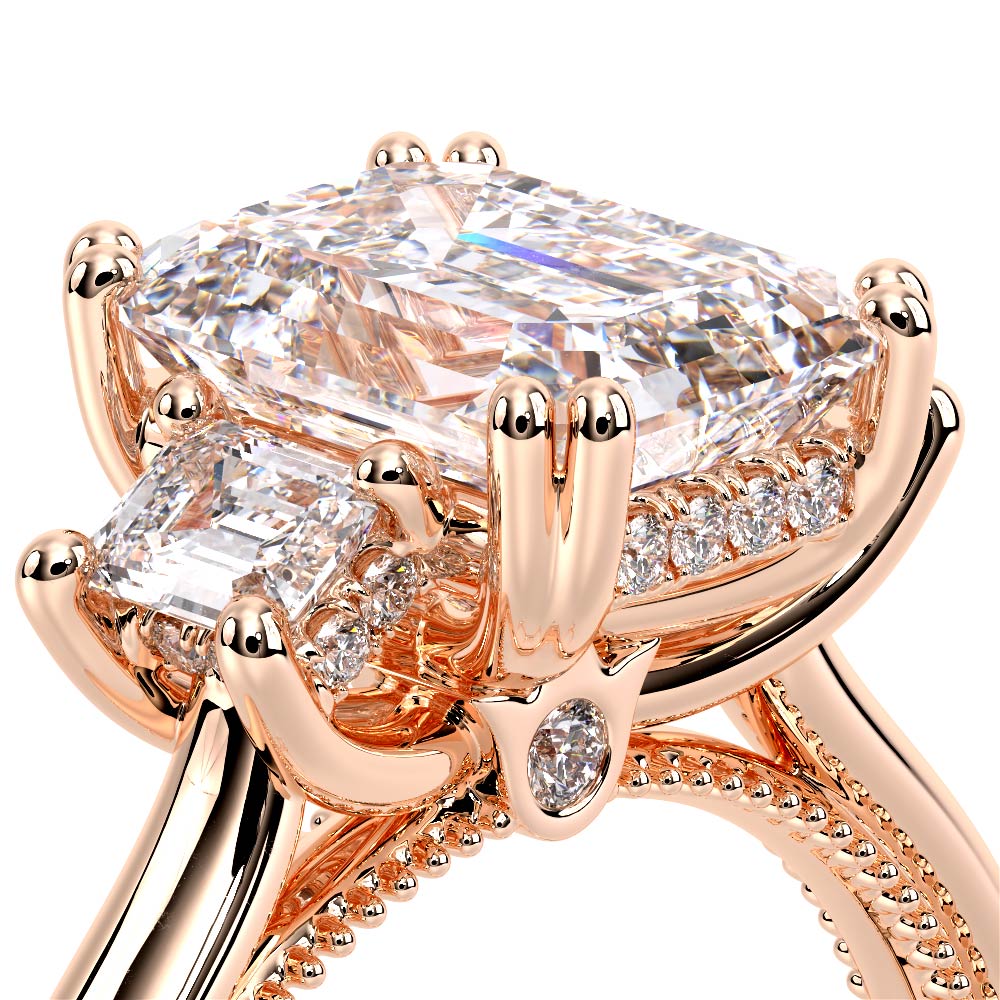 Verragio Emerald Engagement Ring