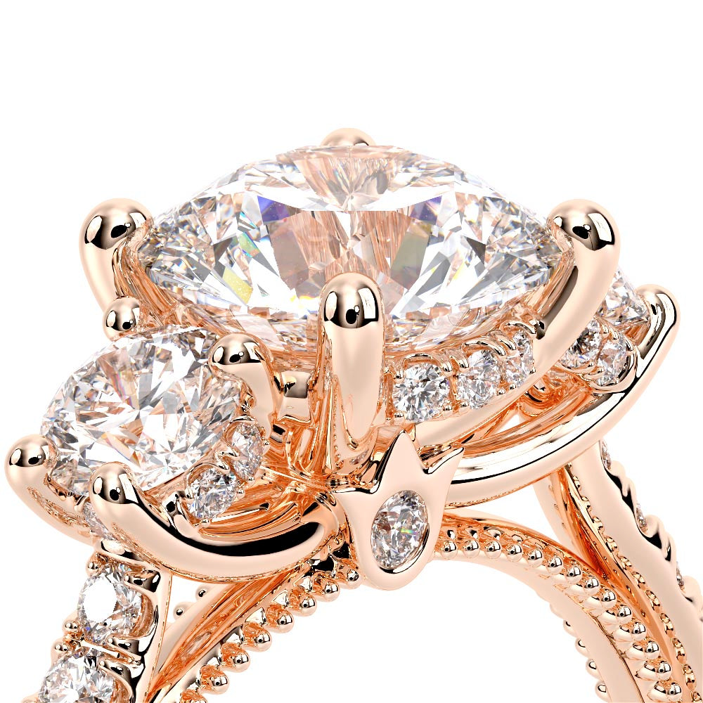Renaissance-993R17-14K Rose Gold Round