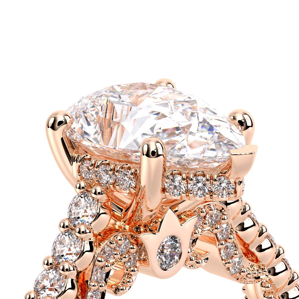 Verragio Pave Pear Engagement Ring