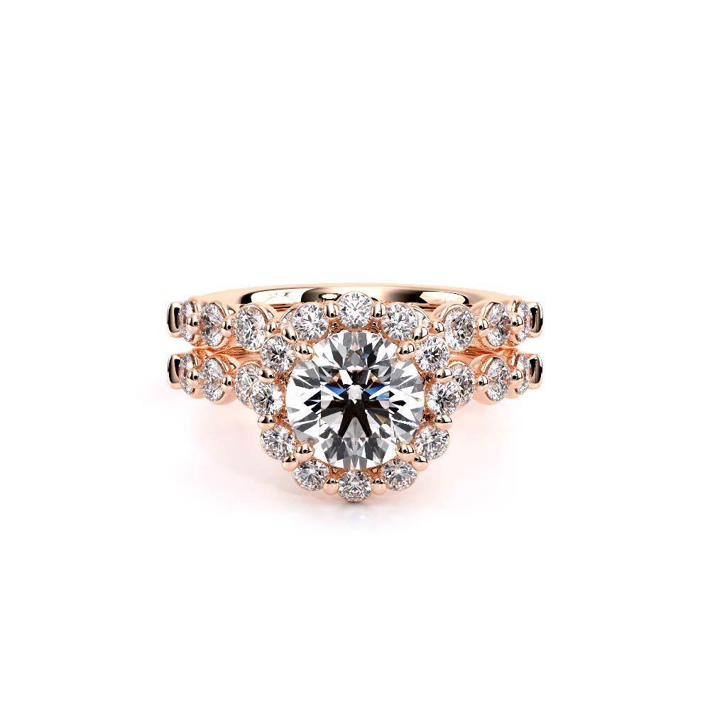 Verragio Halo Round Engagement Ring