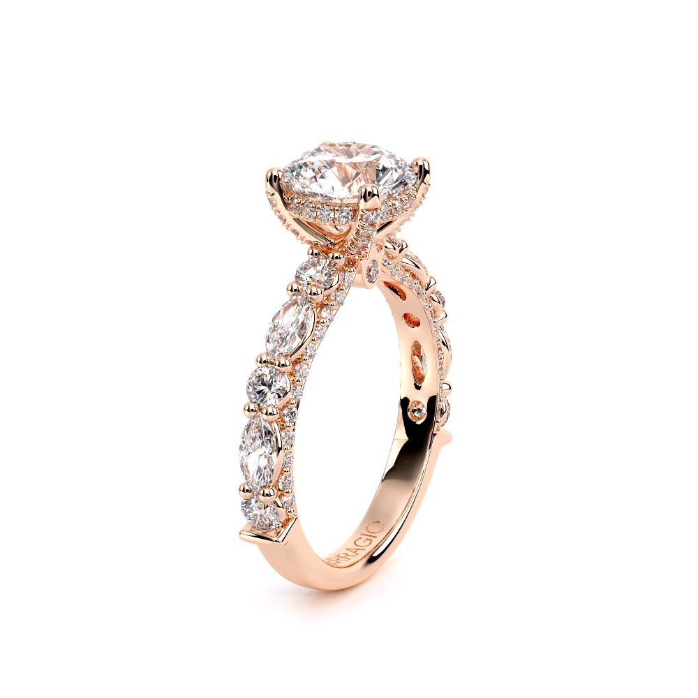 Verragio Pave Round Engagement Ring