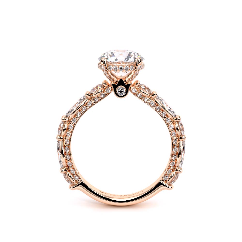 Verragio Pave Round Engagement Ring