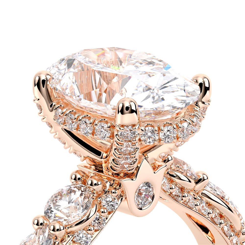 Couture-0490OV30-14K Rose Gold Oval