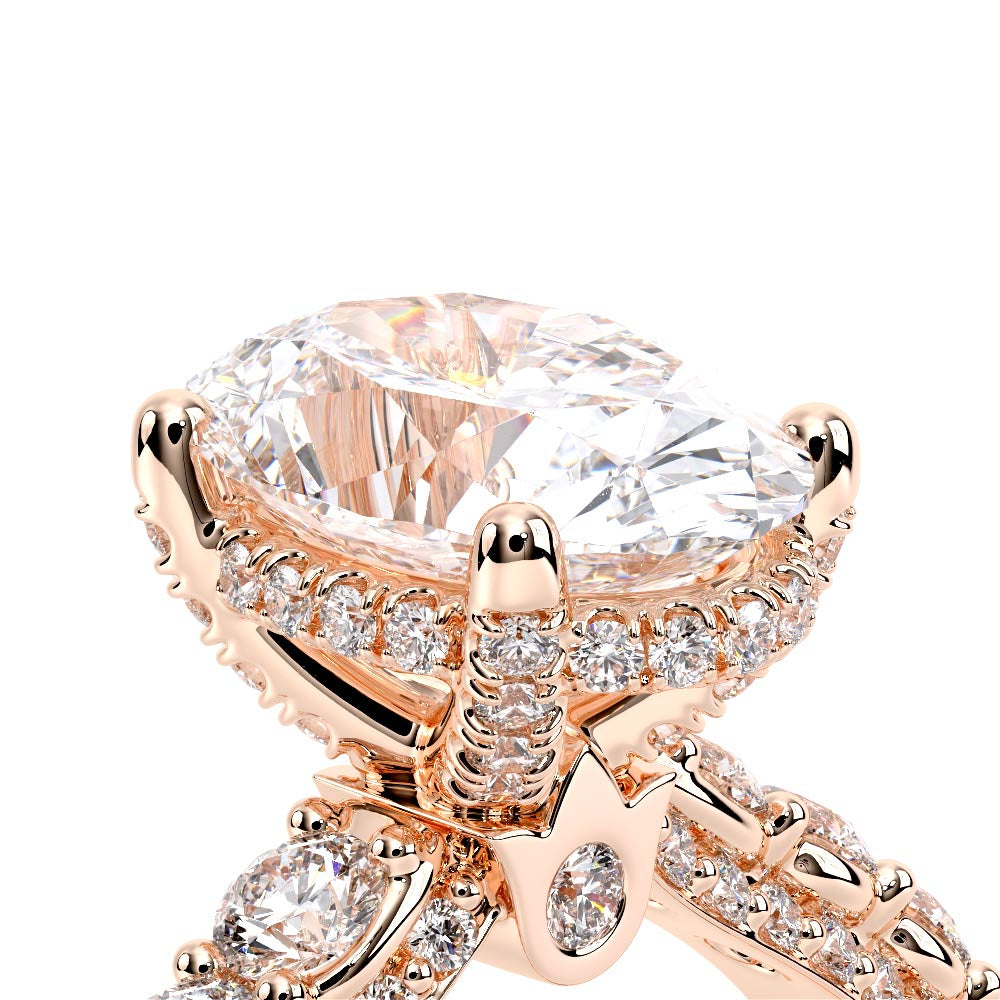Couture-0489OV25-14K Rose Gold Oval