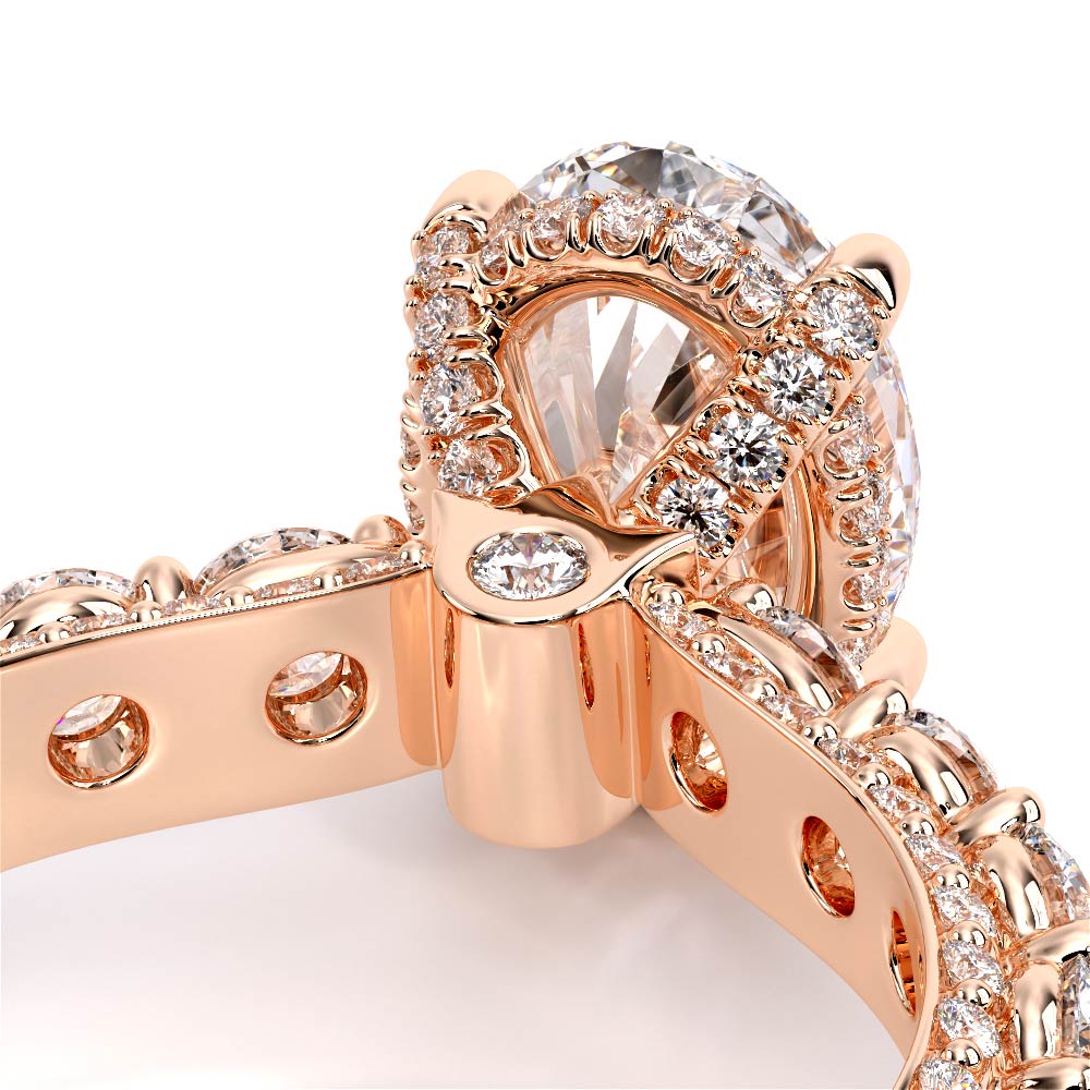 Verragio Pave Oval Engagement Ring